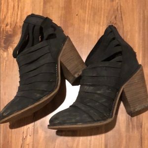Free People Black Boots size 6.5